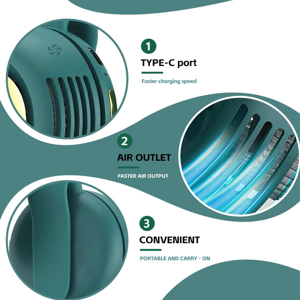 WhisperCool Mini Bladeless Fan