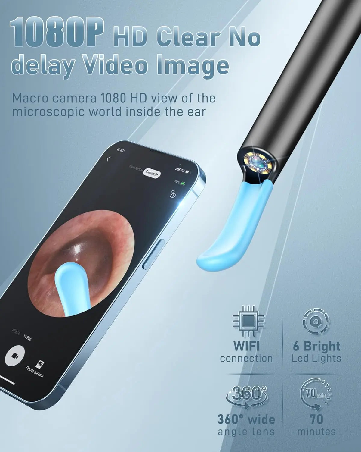 Smart Ear Cleaning Camera Kit